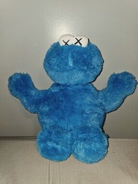 KAWS SESAME STREET BLUE COOKIE MONSTER PLUSH~RARE
